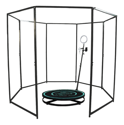 Máquina 360° em funcionamento